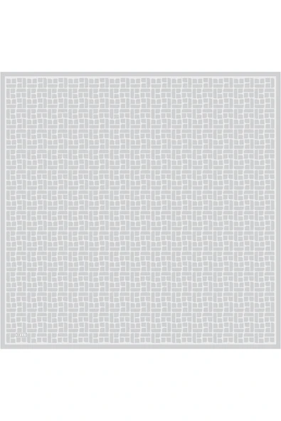 Twill Ipek Eşarp -  Açık Gri - 4062-55