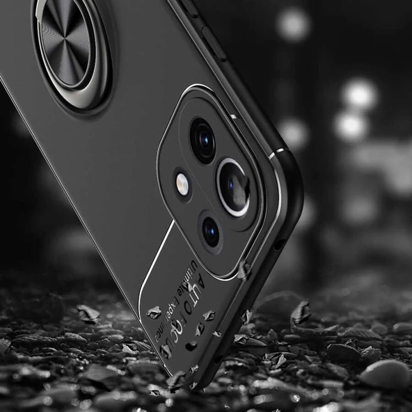 Xiaomi Mi 11 Lite Kılıf Zore Ravel Yüzüklü Silikon Kılıf - 12