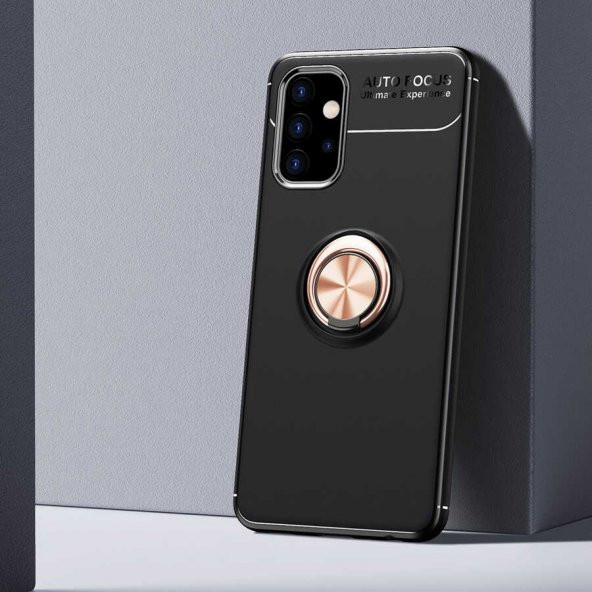 Galaxy A32 5G Kılıf Zore Ravel Yüzüklü Silikon Kılıf - Resim 6