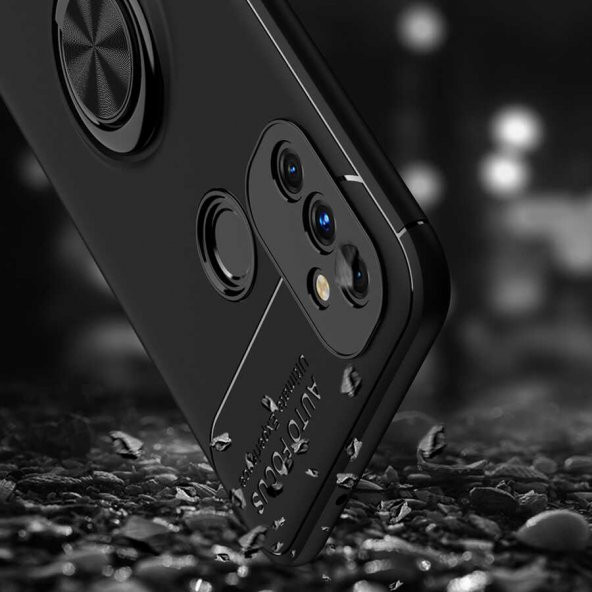 One Plus Nord N100 Kılıf Zore Ravel Yüzüklü Silikon Kılıf - 10