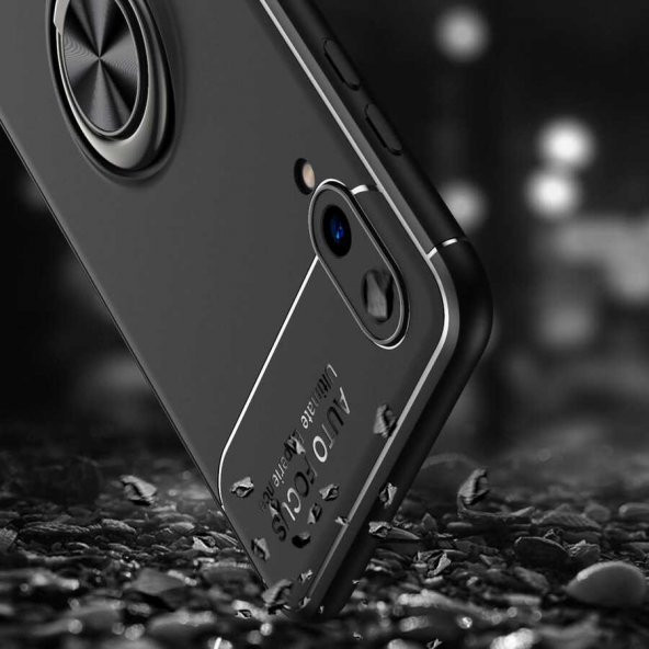 Galaxy A02 Kılıf Zore Ravel Yüzüklü Silikon Kılıf - 11