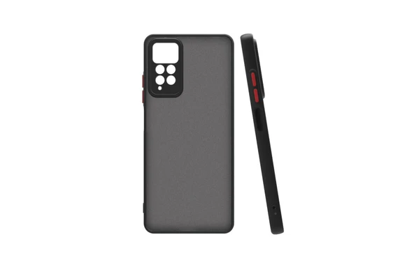 Xiaomi Redmi Note 12 Pro Plus 5G Kılıf Mat Kamera Korumalı Renkli Tuşlu Sert Silikon Hux Kapak - Resim 2