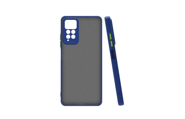 Xiaomi Redmi Note 12 Pro Plus 5G Kılıf Mat Kamera Korumalı Renkli Tuşlu Sert Silikon Hux Kapak - Resim 3