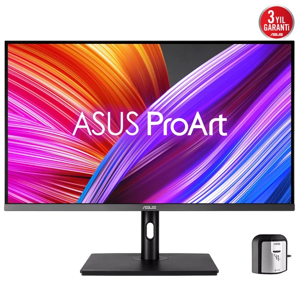 ASUS PROART PA32UCR-K 32 4K MINI LED IPS FREESYNC HDR 3840 x 2160 5MS DP HDMI USB-C USB MM VESA 3YIL HLG 98 DCI-P3 CALMAN RENK KALIBRASYONU DONANIM KALIBRASYONU 99.5 Adobe RGB 100 sRGB Monitör