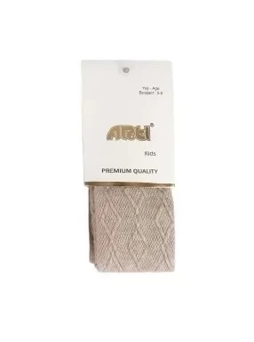 Meara Kız Kabartma Külotlu Çorap  Asorti - 2
