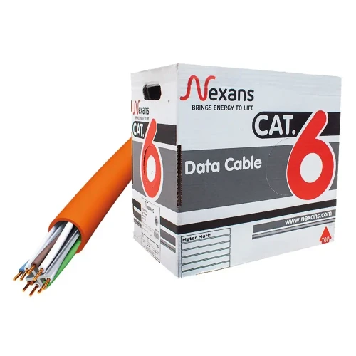 NEXANS NEX1611TFA, CAT6, 305M, 23AWG 0,58mm, UTP, %100 Bakir, LSZH Halogen Free, Kablo Turuncu