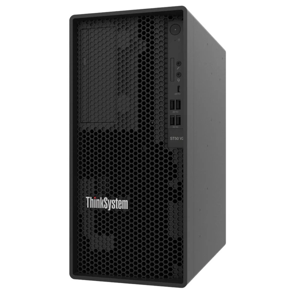 Lenovo ST50 E-2324G 1x16GB 2x960GB SSD 500W Raid 0,1 FDo 4U Kasa  7D8JA043EA