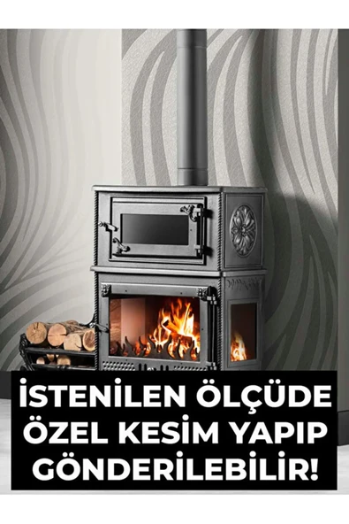 16 x 21 Seramik Şömine/Soba Camı - 5