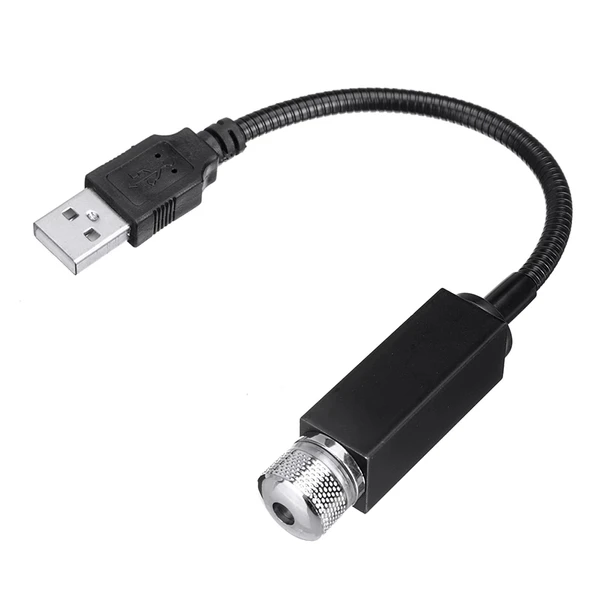 USB ARAÇ İÇİ DEKORATİF LED IŞIK KIRMIZI (4172)