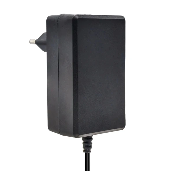 12 VOLT - 2 AMPER 2.5*0.7 UÇLU YERLİ ÜRETİM PLASTİK KASA PRİZ TİPİ ADAPTÖR (4172) - 2