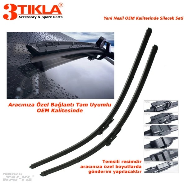 Volvo XC90 2007-2014 Silecek Seti TY04-56 - 3