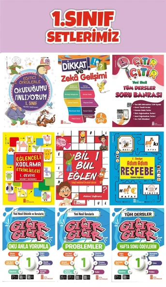Ata 1.Sınıf 2.Dönem Seti 2 (9 Kitap)