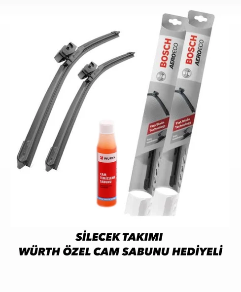 RENAULT CLIO 3 2006-2011 SİLECEK TAKIMI WÜRTH CAM SABUNU HEDİYELİ