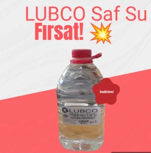 LUBCO Saf Su 3 Litre Ütü-Akü-Radyatör Suyu
