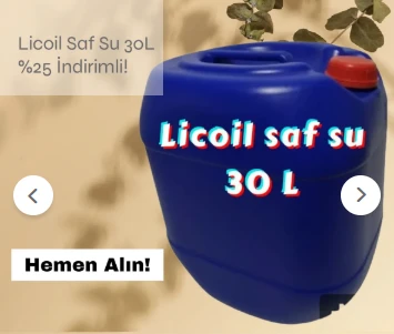 Licoil Saf Su 30 Litre Ütü-Akü -Radyatör Suyu