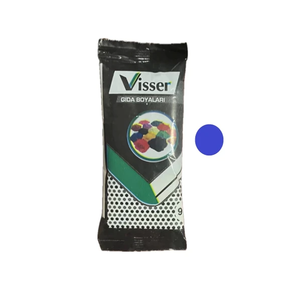 Visser Gıda Boyası Toz LACİVERT Renklendirici 9 Gr