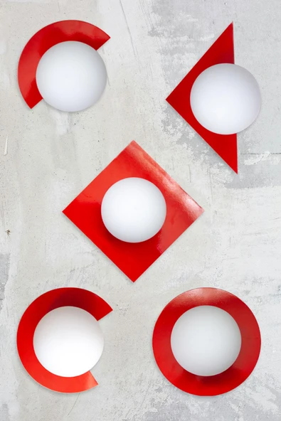 D-light Kesik Aplik Kırmızı - 2