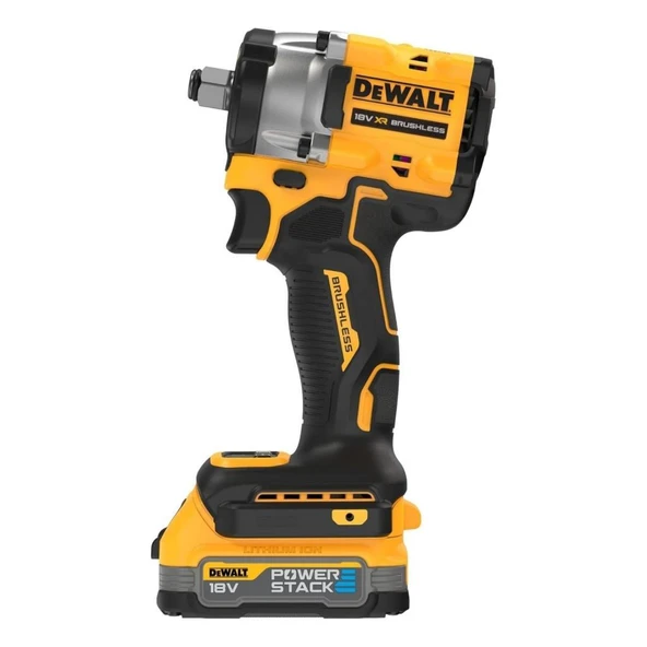 Dewalt POWERSTACK Kömürsüz Akülü Somun Sıkma 610Nm DCF921E2T-QW 2x1.7 Ah - 3