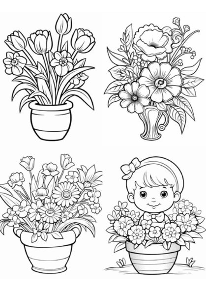 Kız Çocuklarına Boyama Kitap Seti (3 Kitap) - 3