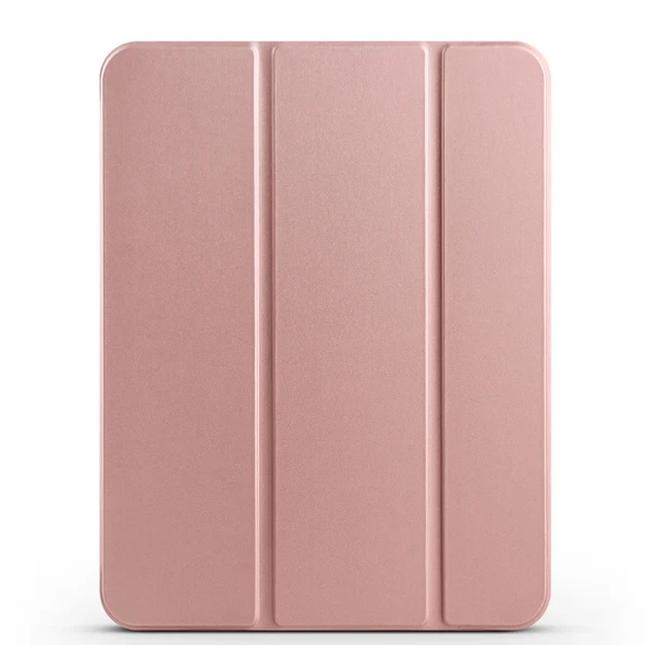 Apple iPad Air 10.9 2022 (10.Nesil) Zore Smart Cover Kalem Bölmeli Standlı 1-1 Kılıf - 6
