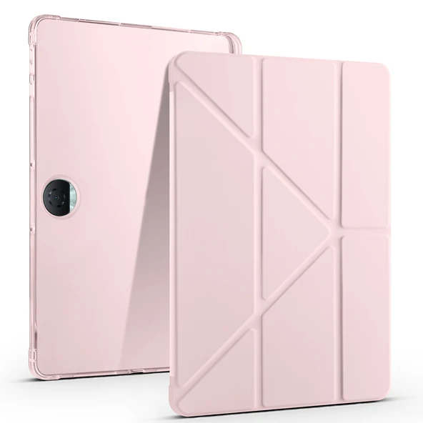 Honor Pad 9 Kılıf Zore Tri Folding Kalem Bölmeli Standlı Kılıf - 4