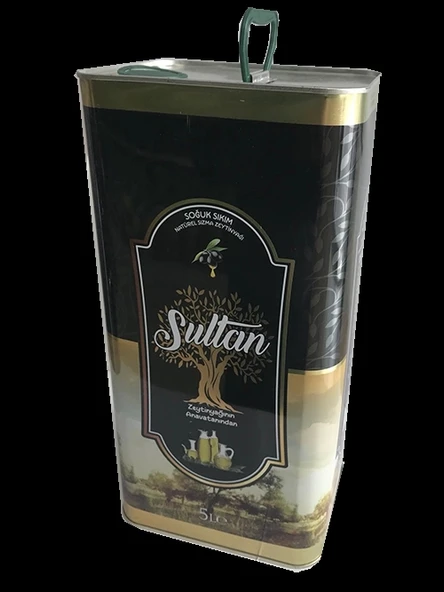 SULTAN SOGUK SIKIM NATÜREL SIZMA ZEYTİNYAĞI 5. LT TENEKE - 3