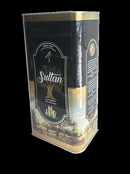 SULTAN SOGUK SIKIM NATÜREL SIZMA ZEYTİNYAĞI 5. LT TENEKE - 5