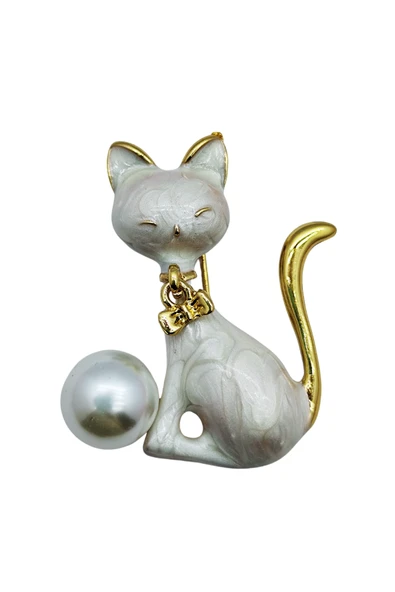 Asil Kedi Broş - Resim 3