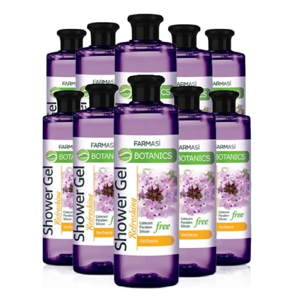 Farmasi Botanics Mine Çiçeği Tazeleyici Duş Jeli 500 ml 10 Adet
