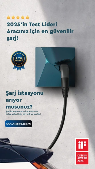 NexBlue Duvar Tipi 22kw Duvar Tipi Şarj İstasyonu - 2