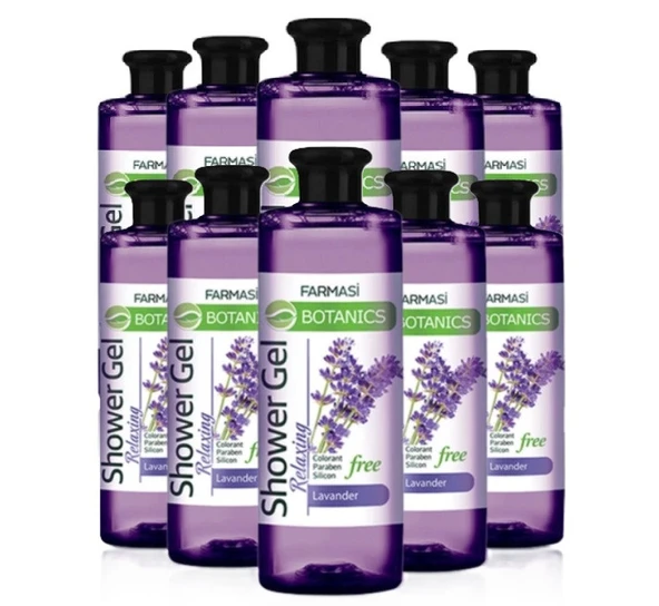 Farmasi Botanics Lavanta Rahatlatıcı Duş Jeli 500 ml 10 Adet