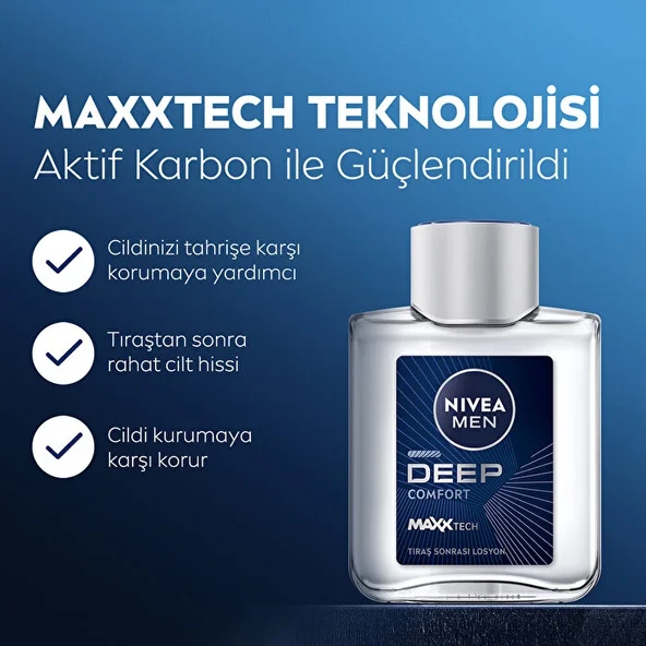 Nivea Men Deep Dimension Tıraş Sonrası Losyon 100 Ml - 2
