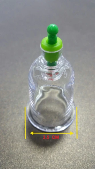 11 Parça Vakumlu Hacamat ve Masaj Kupa Seti -3 cm- - 3