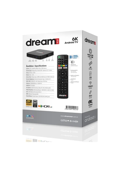Dreamstar i4 4 GB Ram 32 GB Hafıza Android 12 Uydu Alıcı - 2
