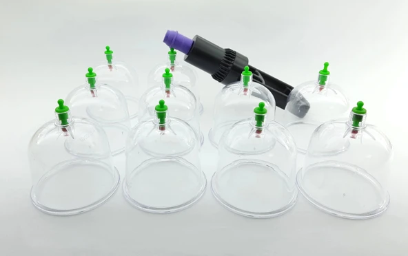 11 Parça Vakumlu Hacamat ve Masaj Kupa Seti -7 cm- - 4