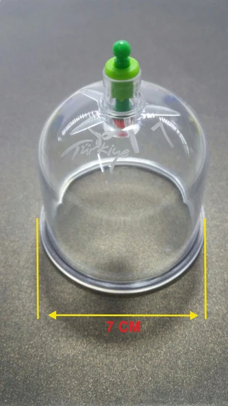 11 Parça Vakumlu Hacamat ve Masaj Kupa Seti -7 cm- - 5