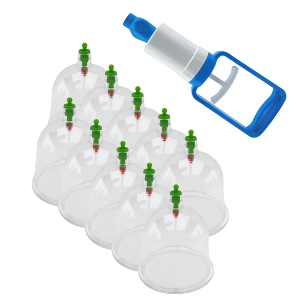 11 Parça Vakumlu Hacamat ve Masaj Kupa Seti -7 cm-