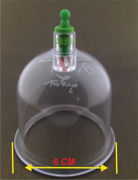 11 Parça Vakumlu Hacamat ve Masaj Kupa Seti -6 cm- - 4