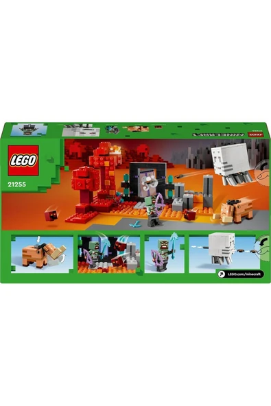 ® Minecraft® Nether Geçidi Pususu 21255 - 8 Yaş ve Üzeri İçin Yapım Seti (352 Parça) - 4
