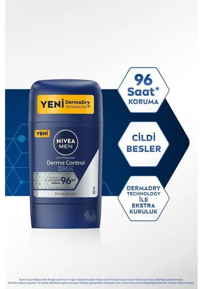 Nıvea Men Stıck Derma Control Clınıcal 50 Ml - 2