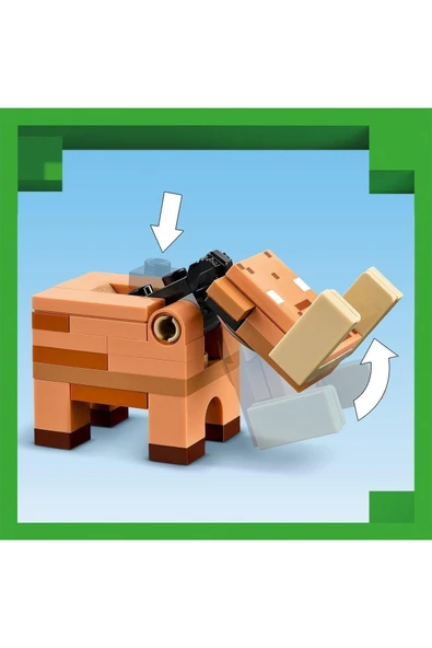 ® Minecraft® Nether Geçidi Pususu 21255 - 8 Yaş ve Üzeri İçin Yapım Seti (352 Parça) - 5