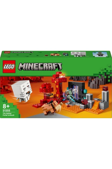 ® Minecraft® Nether Geçidi Pususu 21255  - 8 Yaş ve Üzeri İçin Yapım Seti (352 Parça) - 3