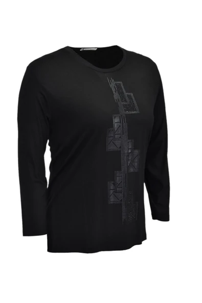 Kadın Uzun Kol Taşlı Bluz BGL-ST03787 - Resim 7