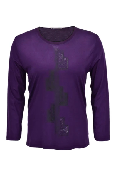 Kadın Uzun Kol Taşlı Bluz BGL-ST03787 - Resim 2