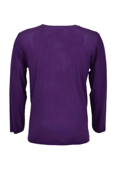 Kadın Uzun Kol Taşlı Bluz BGL-ST03787 - Resim 9