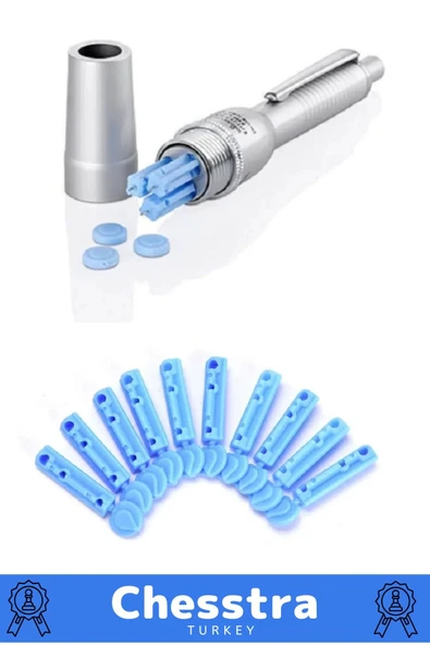 Özel Tüm Kalemlerle Uyumlu Şeker Parmak Delme Profesyonel Hacamat Kalem İğnesi 150 Adet - 3