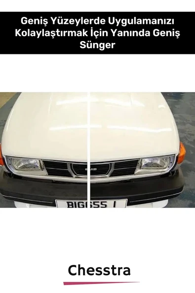 Premium Uzun Süre Suya Dayanıklı Eskimiş Kauçuk Yüzey Dış Plastik Aksam Siyah Tampon Boyası 1 Adet - 4