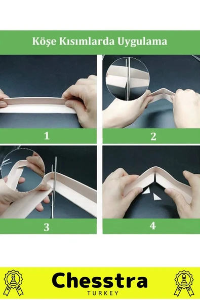 Özel Üretim Lavabo Tezgah Klozet Banyo Pencere Duş İzolasyon 3.2m Su Geçirmez Sızdırmaz Bant 10 Adet - Resim 4