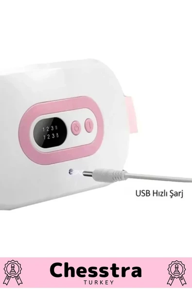 Isı Veren Titreşimli Taşınabilir Sıcak Tutan Regl Ağrıları Dijital Özel Gün Adet Bel Masaj Kemeri - 5