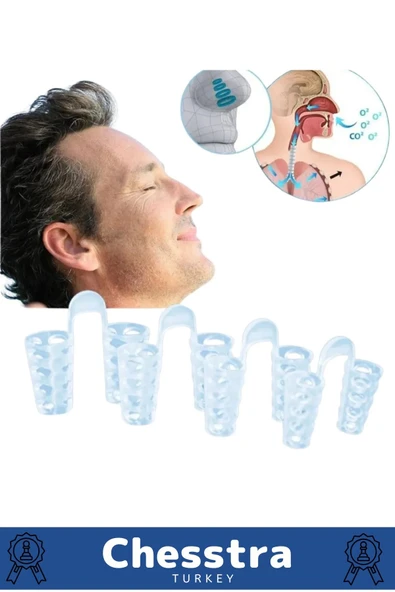 Horlama Azaltıcı Fazla Oksijen Nefes Alıp Verme Rahatlatıcı Uyku Önleyici Burun Delik Aparat 12 Adet - 4